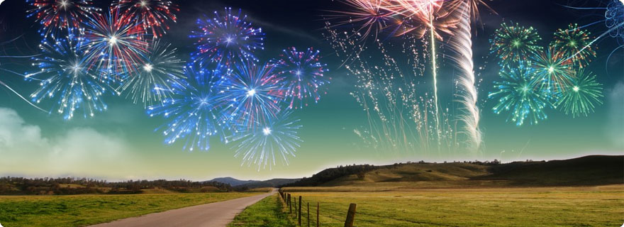 Country Fireworks Display